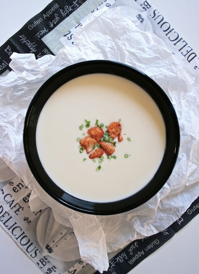 Cauliflower soup (blog quality)